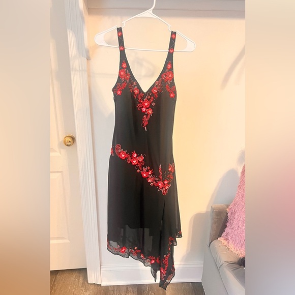 Vintage Y2K R&M Richard’s Asymmetrical Dress - Picture 1 of 8